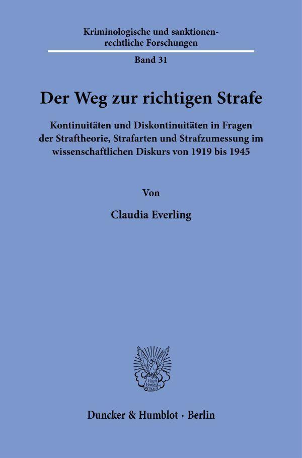 Der Weg zur richtigen Strafe