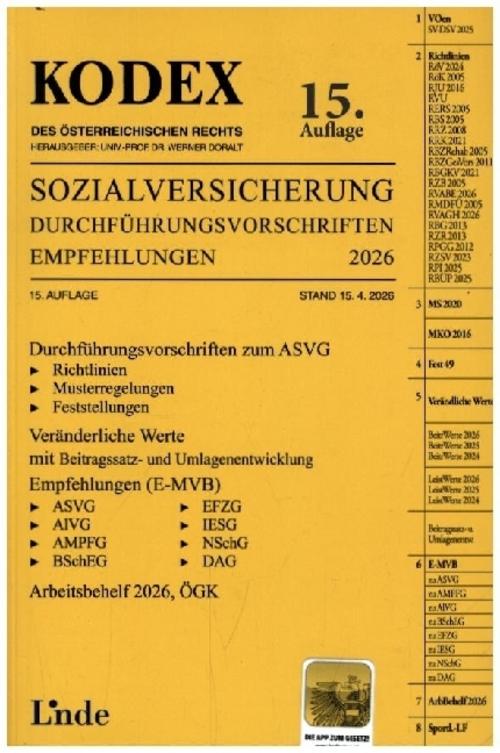 KODEX Sozialversicherung 2026, Band III