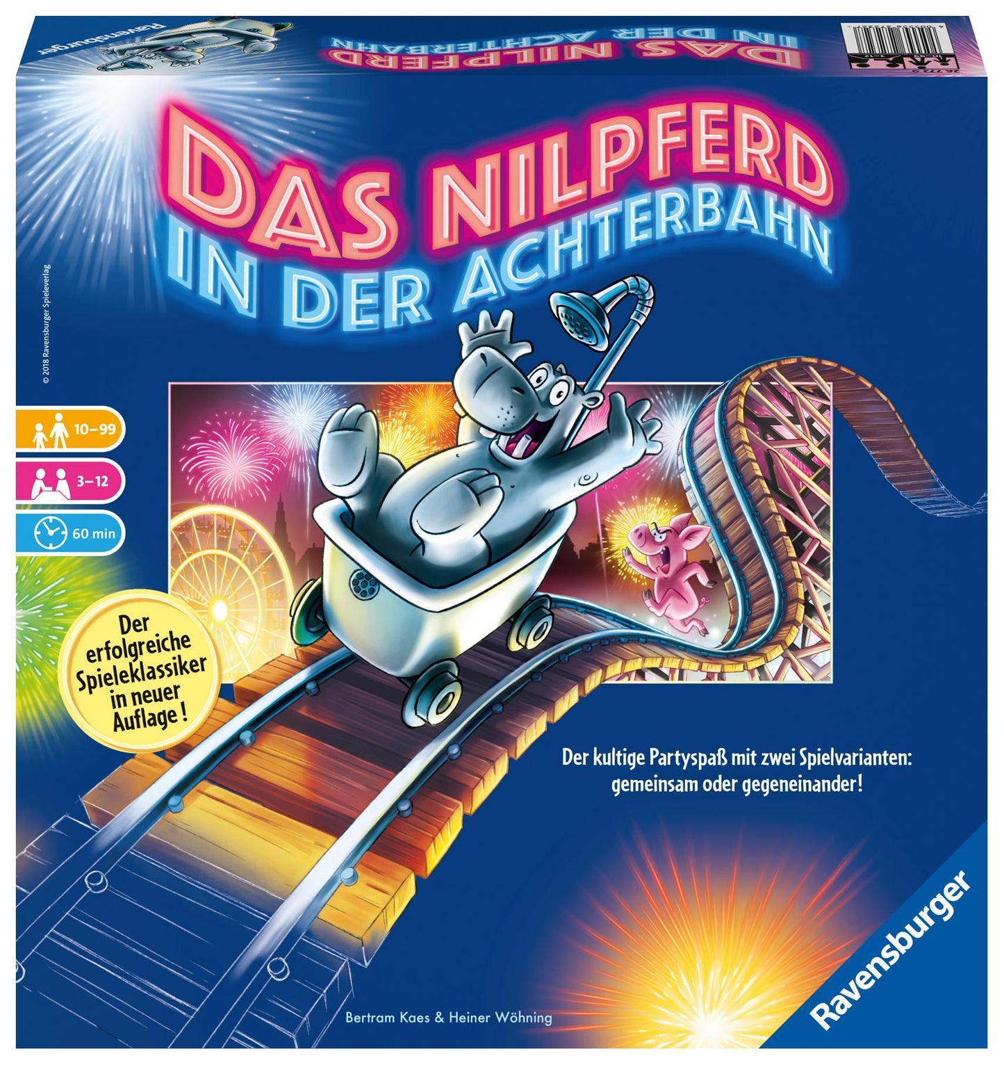 Das Nilpferd in der Achterbahn - Gesellschaftsspiel & Brettspiel ab 10 Jahre