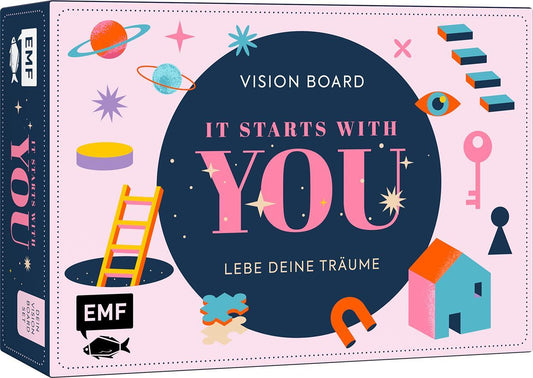 Vision Board Set: It starts with YOU - Lebe deine Träume für Teens