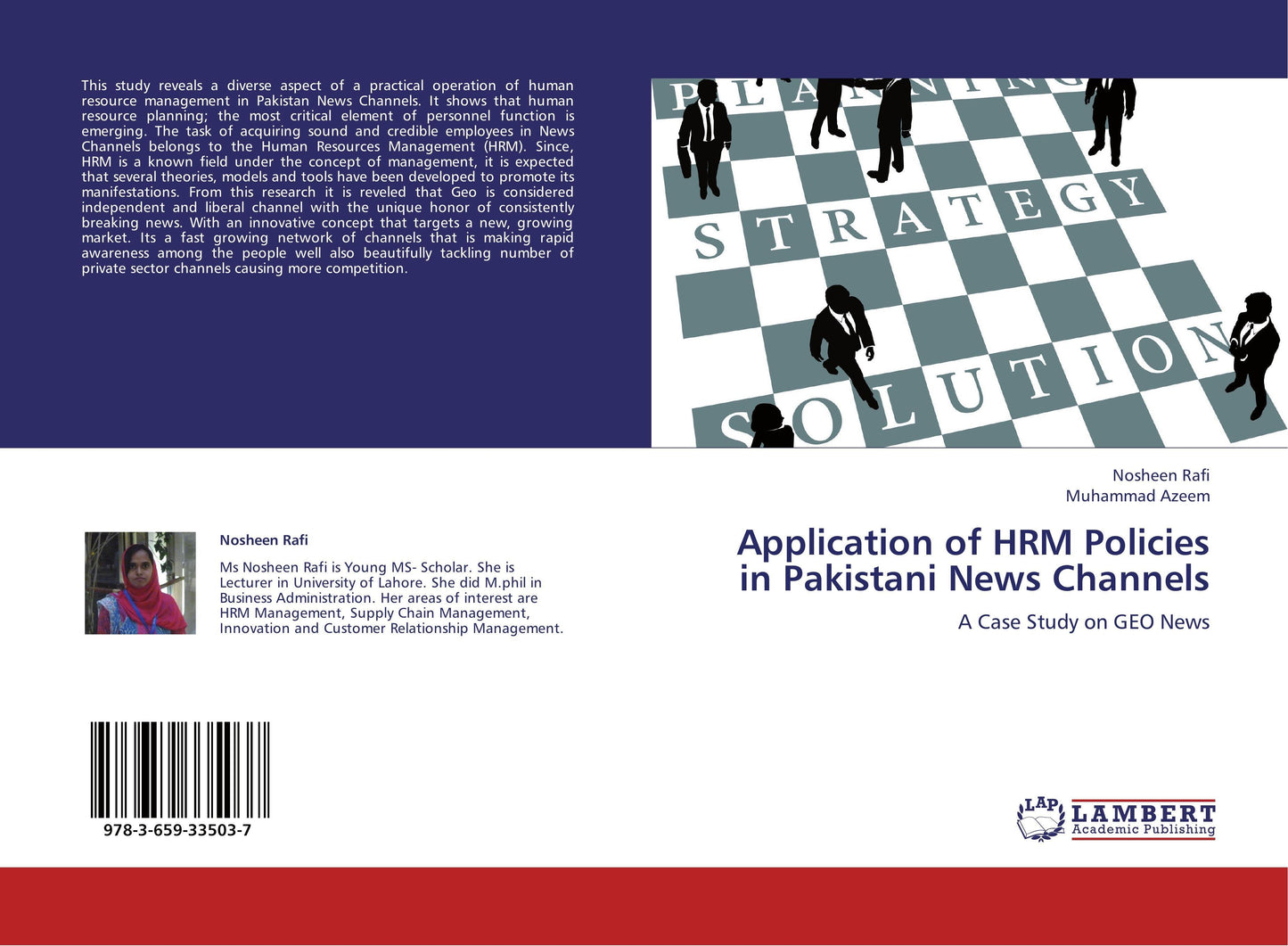 Application of HRM Policies in Pakistani News Channels