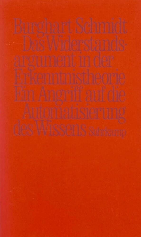 Das Widerstandsargument in der Erkenntnistheorie