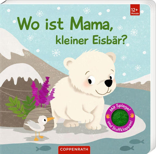 Wo ist Mama, kleiner Eisbär?