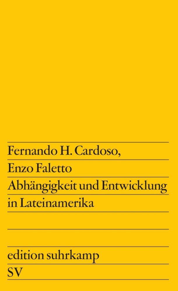 Buchcover: Abhängigkeit und Entwicklung in Lateinamerika
