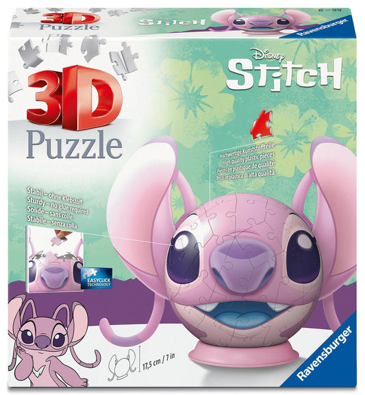 3D Puzzle-Ball Disney Stitch - Angel mit Ohren