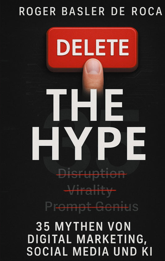 Buchcover: Delete the Hype