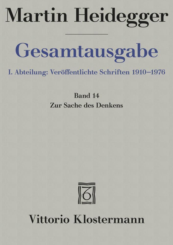 Gesamtausgabe. 4 Abteilungen / 1. Abt: Veröffentlichte Schriften / Identität und Differenz (1955-1957)
