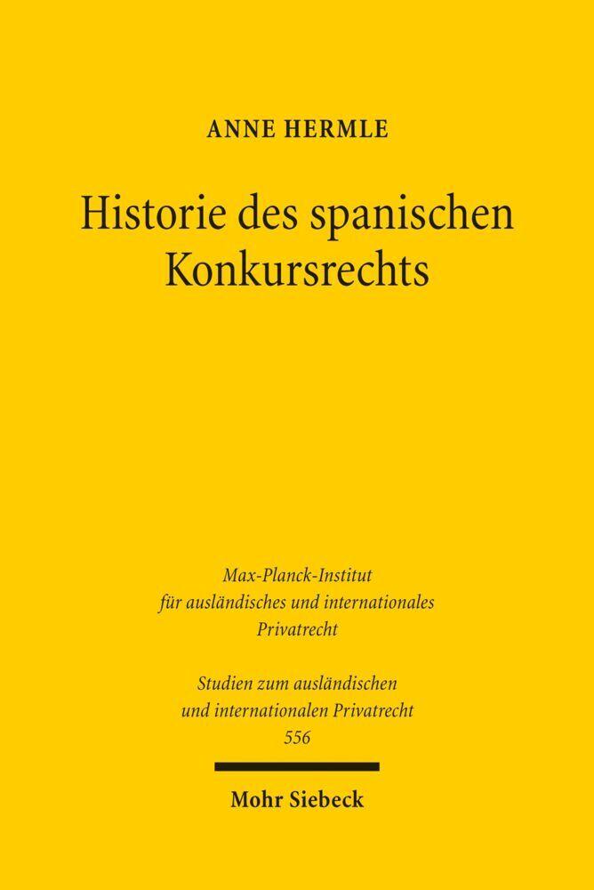 Historie des spanischen Konkursrechts