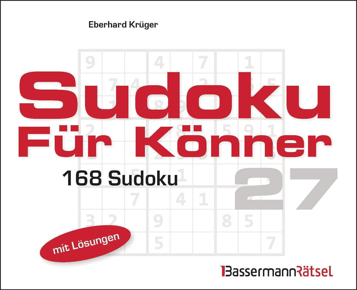 Buchcover: Sudoku für Könner 27 (5 Exemplare à 2,99 EUR)