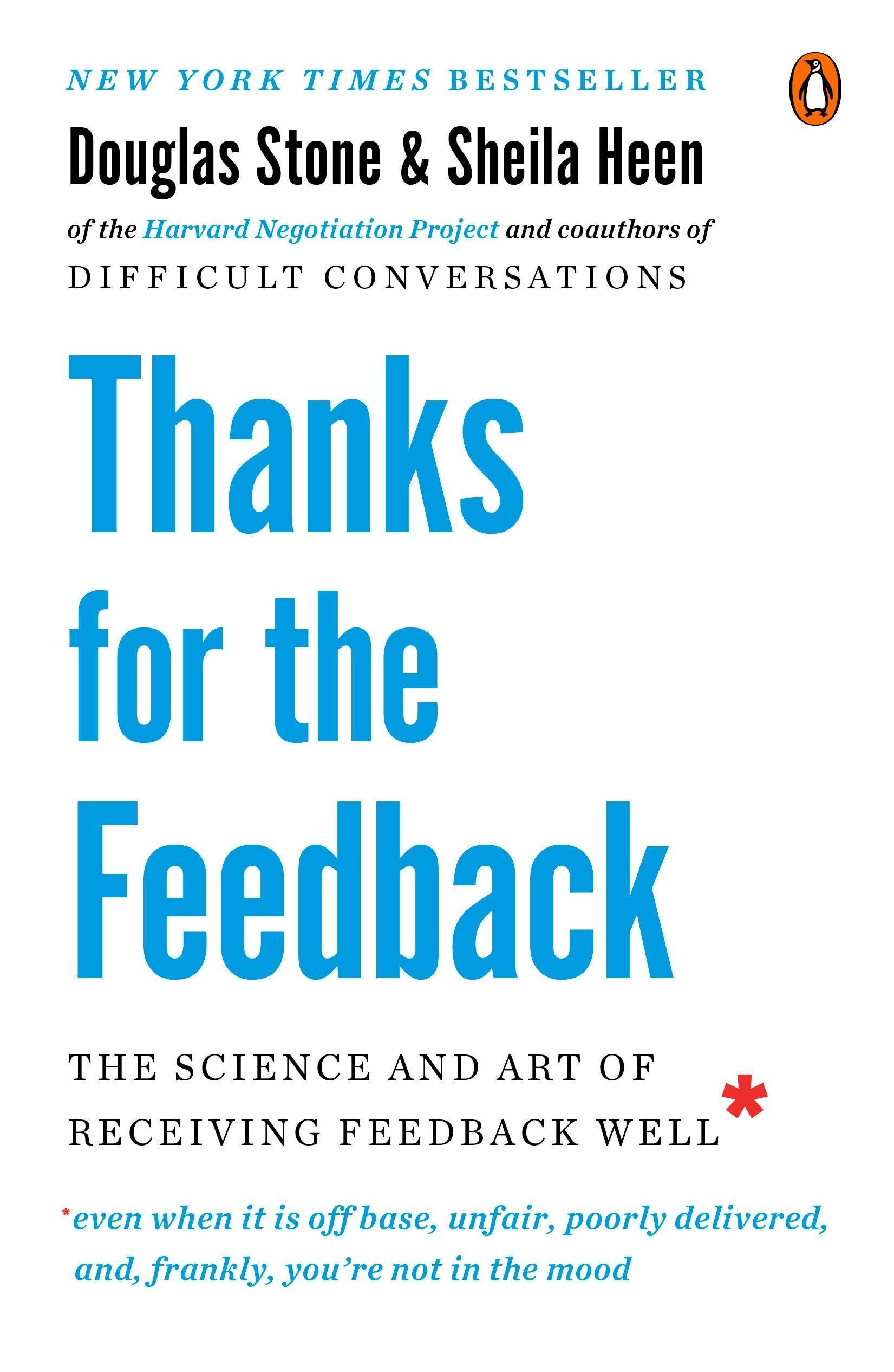 Buchcover: Thanks for the Feedback
