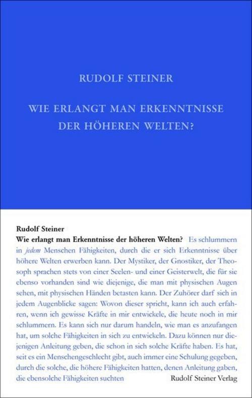 Buchcover: Wie erlangt man Erkenntnisse der höheren Welten?