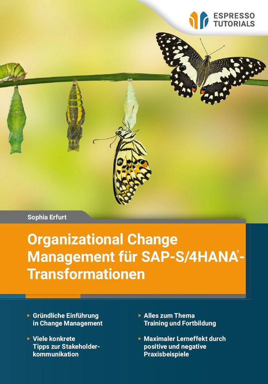 Buchcover: Organizational Change Management für SAP-S/4HANA - Transformationen