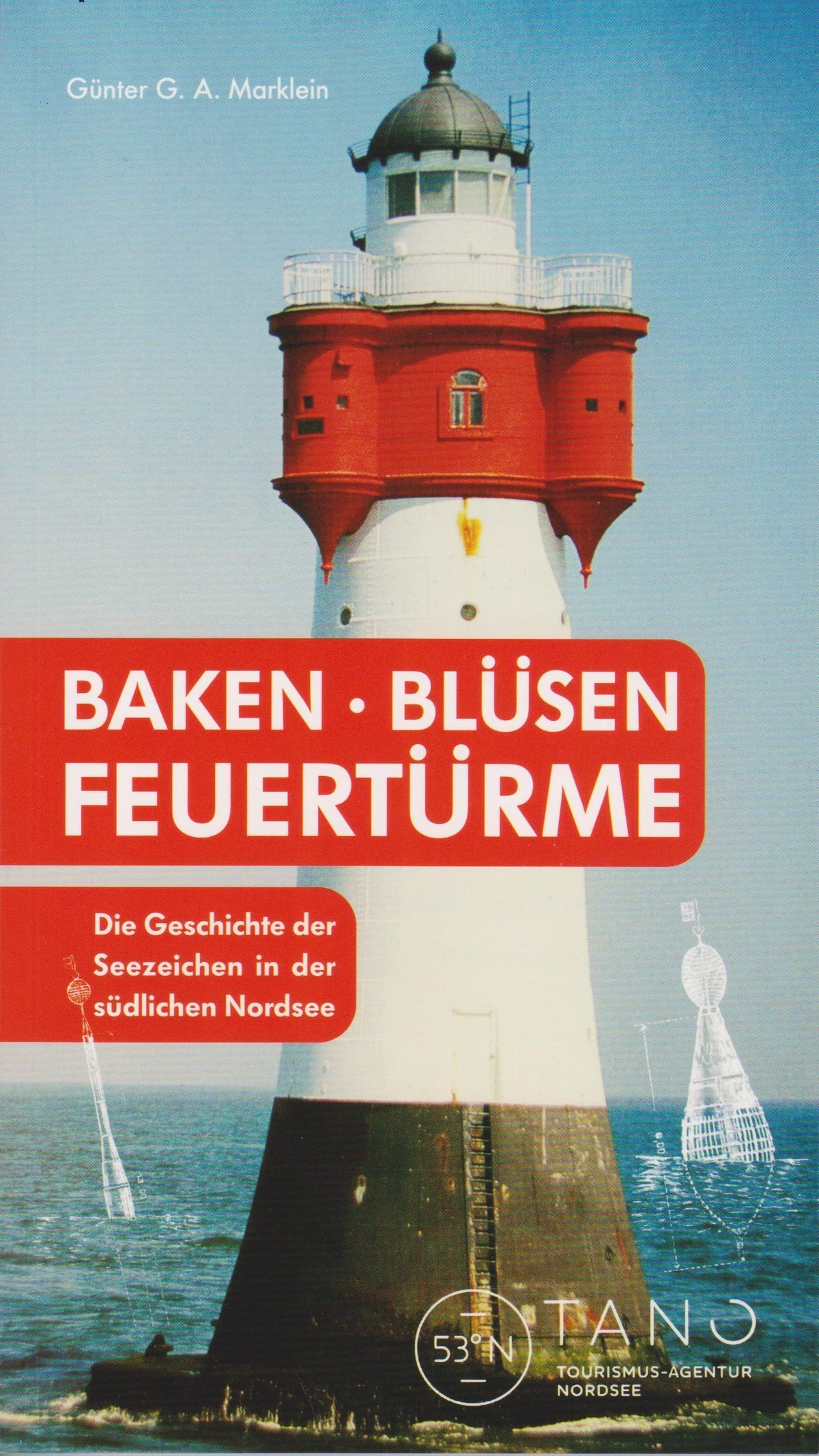 Buchcover: Baken · Blüsen · Feuertürme