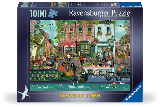 Erwachsenenpuzzle 1000 Teile - Stadt am Fluss