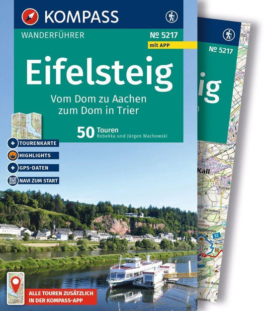 Wachowski, Rebekka und Jürgen/KOMPASS Wanderführer Eifelsteig, vom Dom zu Aachen zum Dom i