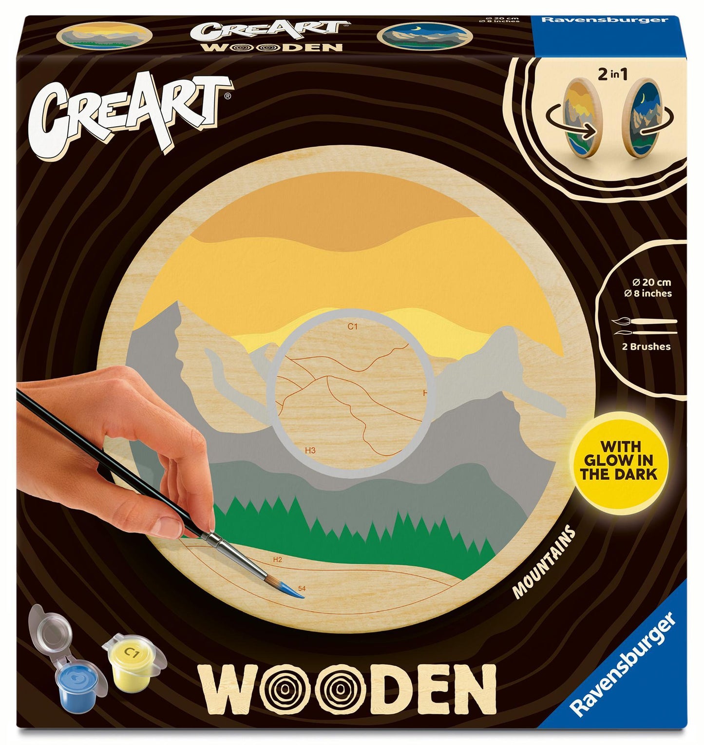 CreArt Wooden - Mountains