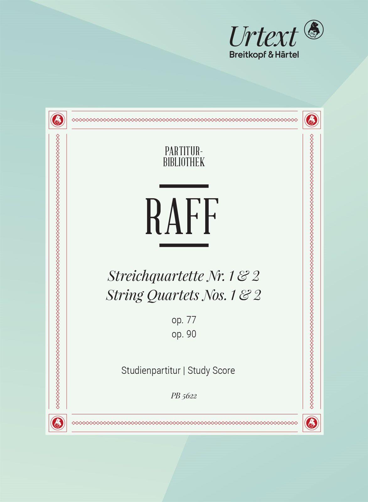 Streichquartett Nr. 1 d-moll op. 77 und Nr. 2 A-dur op. 90