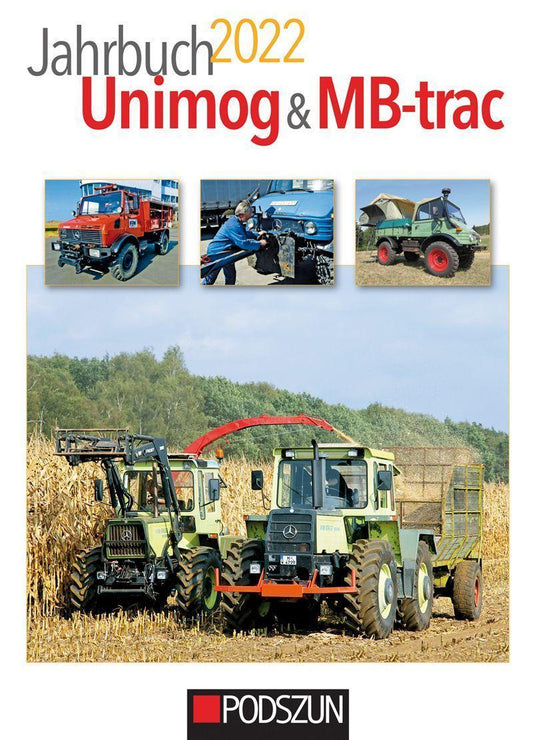 Buchcover: Jahrbuch Unimog & MB-trac 2022