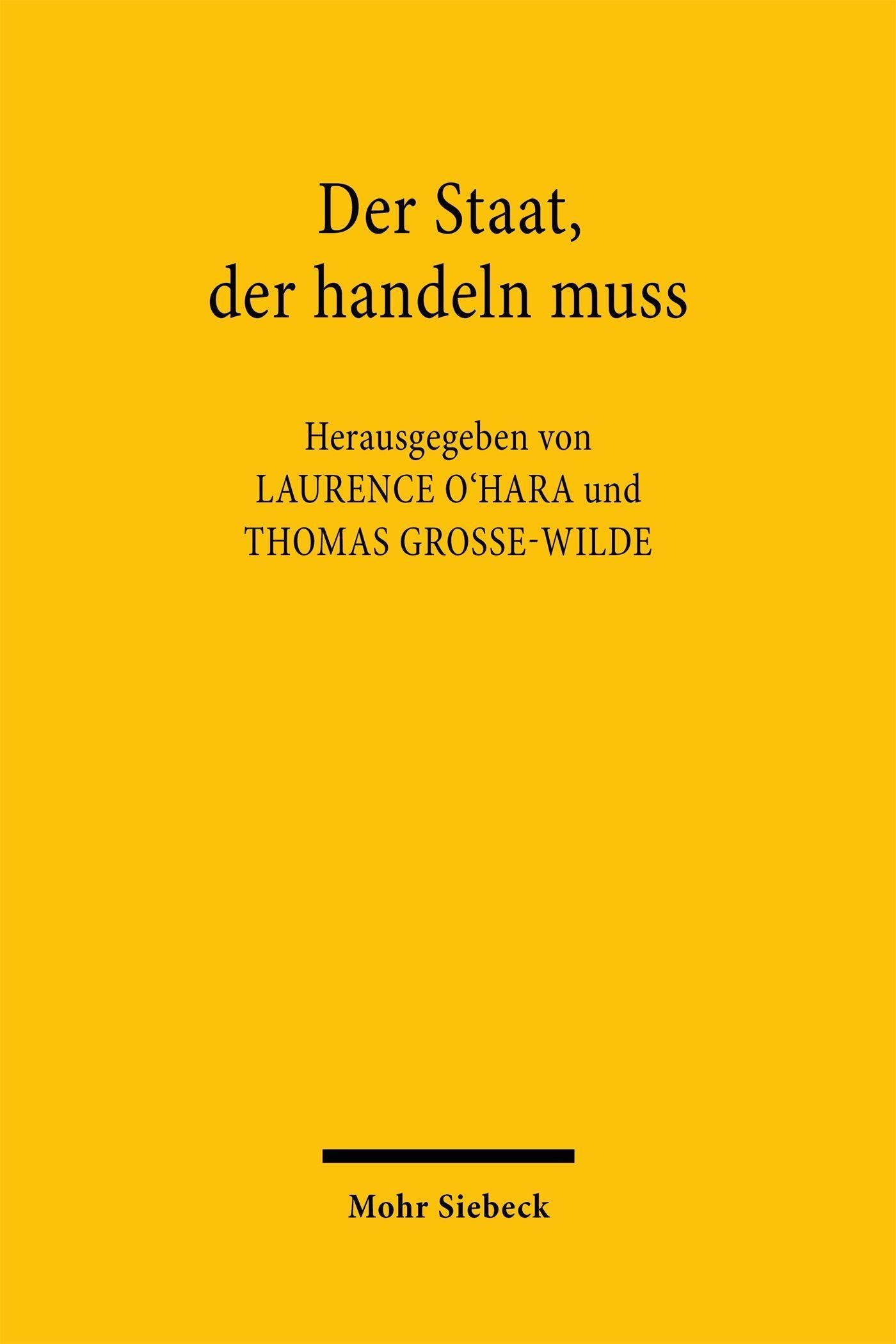 Der Staat, der handeln muss
