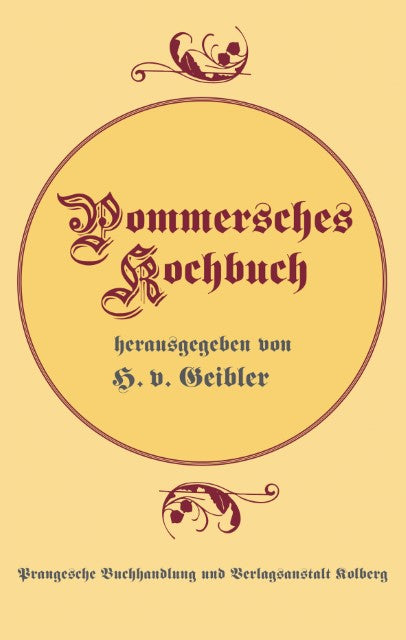 Buchcover: Pommersches Kochbuch
