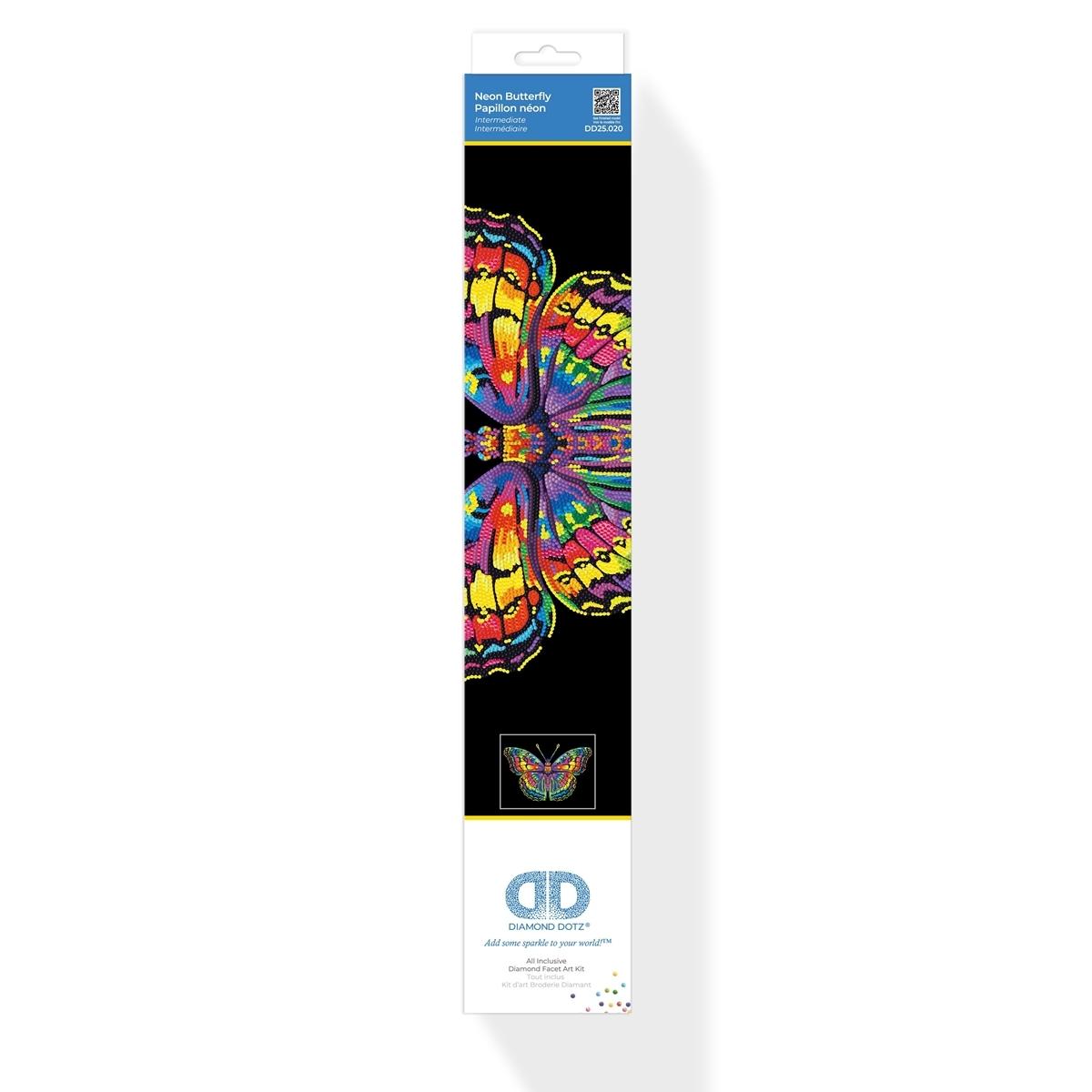 Diamond Painting Neon Schmetterling