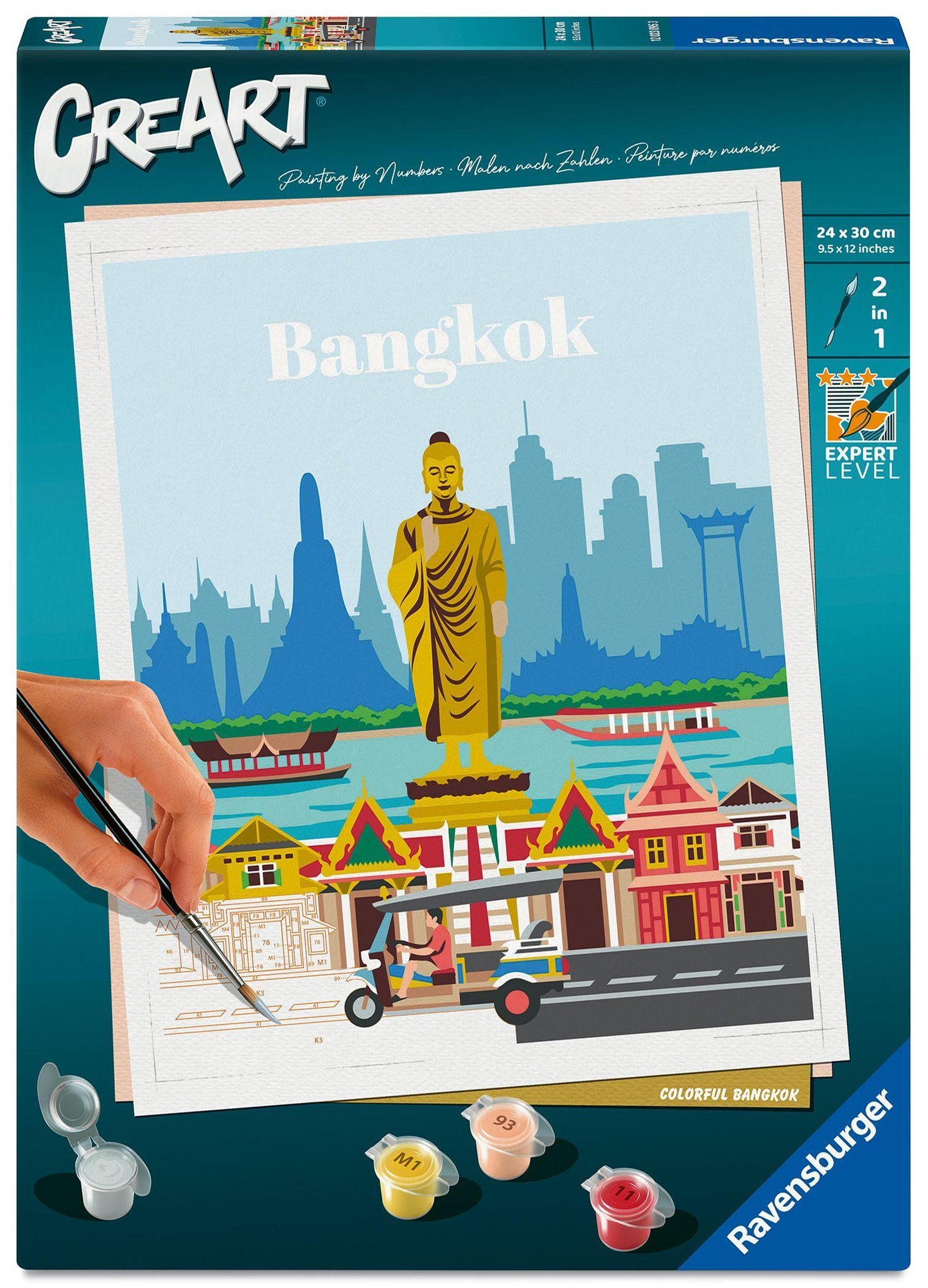 CreArt Citys - Farbenfrohes Bangkok