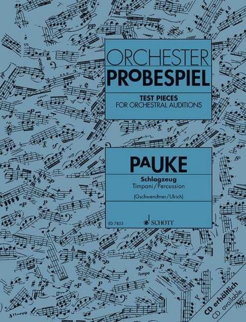 Buchcover: Orchester-Probespiel Pauke / Schlagzeug