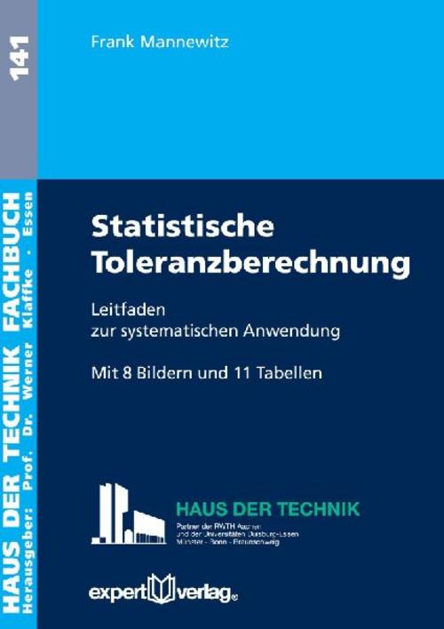 Buchcover: Statistische Toleranzberechnung