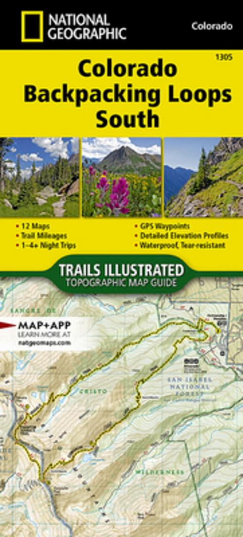 Colorado Backpack Loops South Map