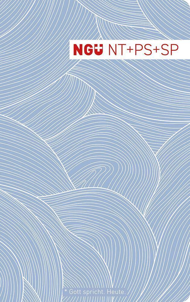 Buchcover: Neues Testament mit Psalmen und Sprüchen Design-Edition blau