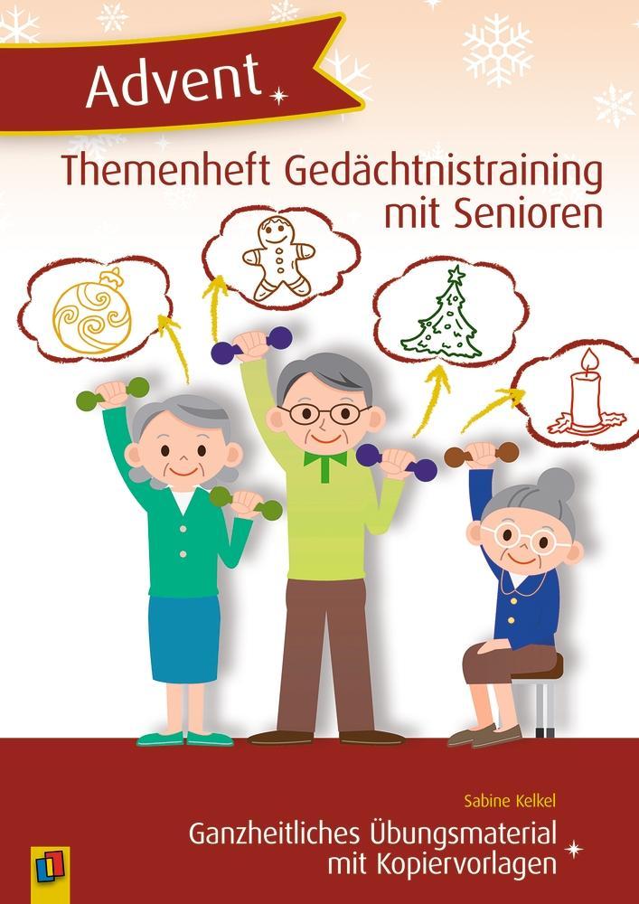 Buchcover: Themenheft Gedächtnistraining mit Senioren: Advent Ganzheitliches Übungsmaterial mit Kopiervorlagen