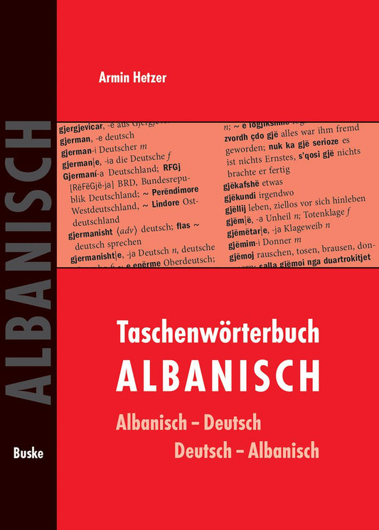 Buchcover: Taschenwörterbuch Albanisch-Deutsch / Deutsch-Albanisch