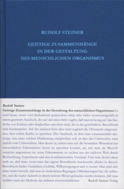 Buchcover: Geistige Zusammenhänge in der Gestaltung des menschlichen Organismus