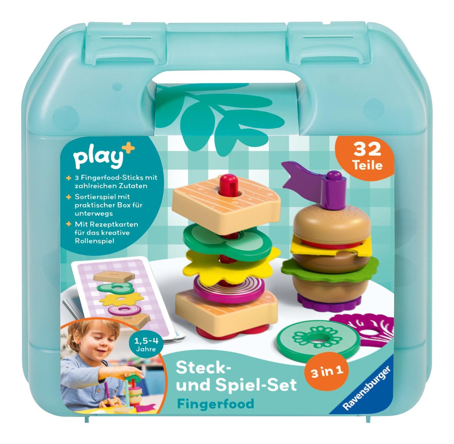 Play+ Steck- und Spiel-Set: Fingerfood