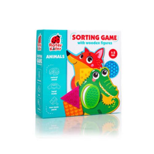 Lernspiel Sortierspiel mit Holzfiguren. Tiere  RW4204