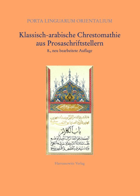 Buchcover: Klassisch-arabische Chrestomathie aus Prosaschriftstellern