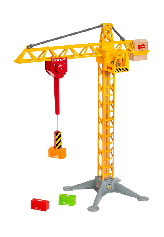 BRIO World - Großer Baukran mit Licht