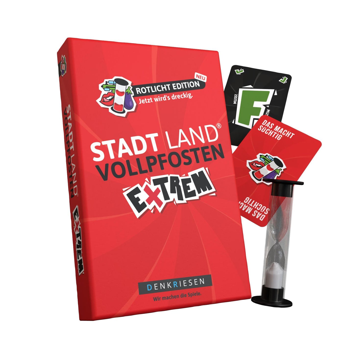DENKRIESEN - STADT LAND VOLLPFOSTEN® - Extrem - ROTLICHT EDITION - \"Jetzt wird's dreckig.\"