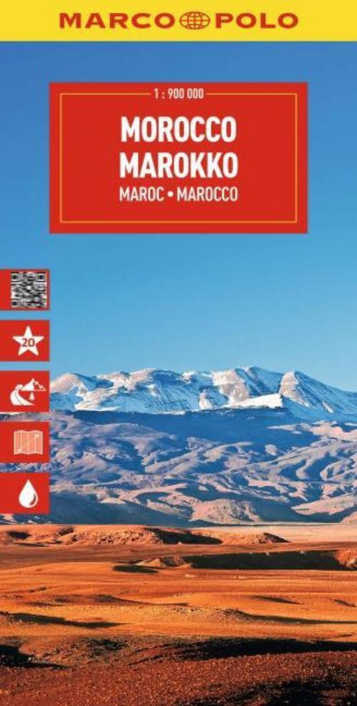 MARCO POLO Reisekarte Marokko 1:900.000