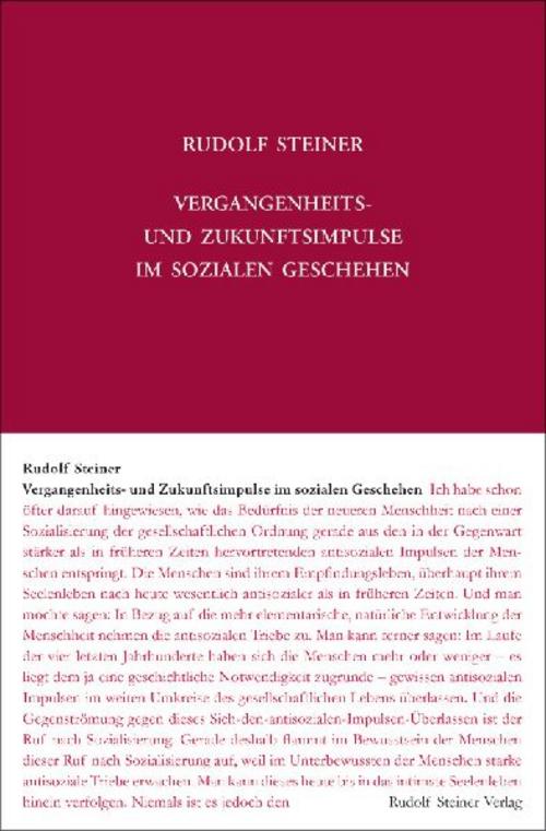 Buchcover: Vergangenheits- und Zukunftsimpulse im sozialen Geschehen