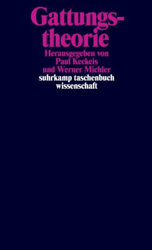 Buchcover: Gattungstheorie