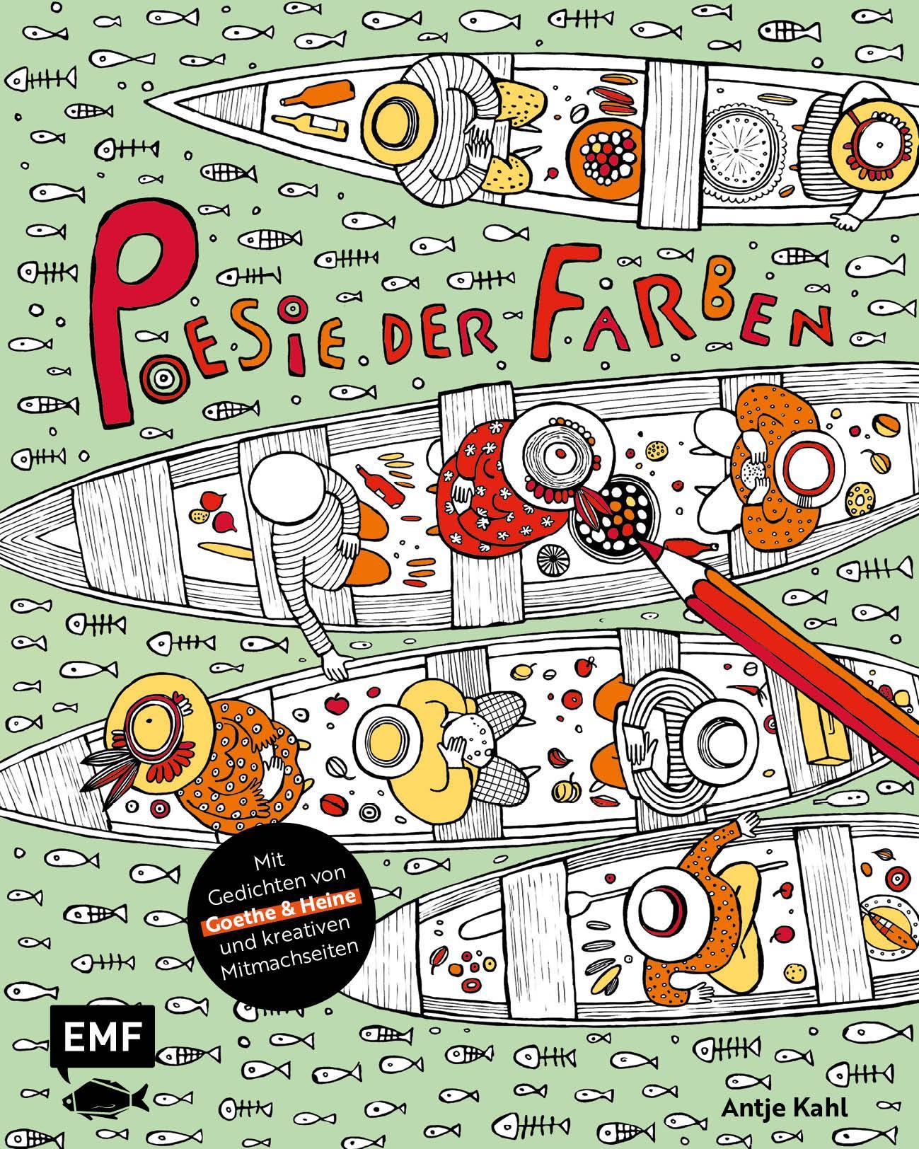 Buchcover: Ausmalbuch: Poesie der Farben