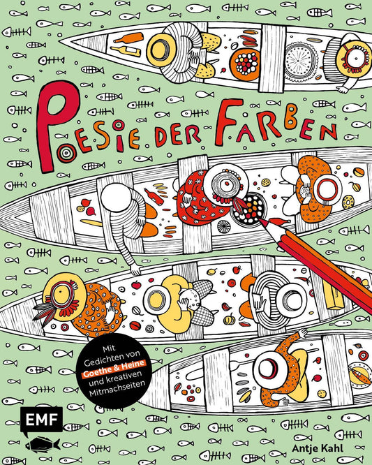 Buchcover: Ausmalbuch: Poesie der Farben
