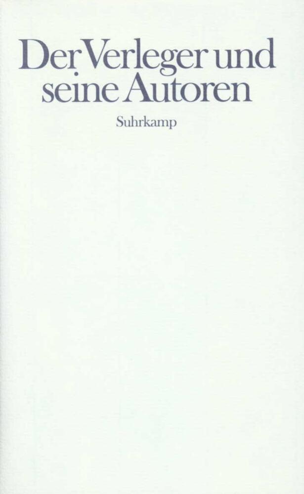Der Verleger und seine Autoren