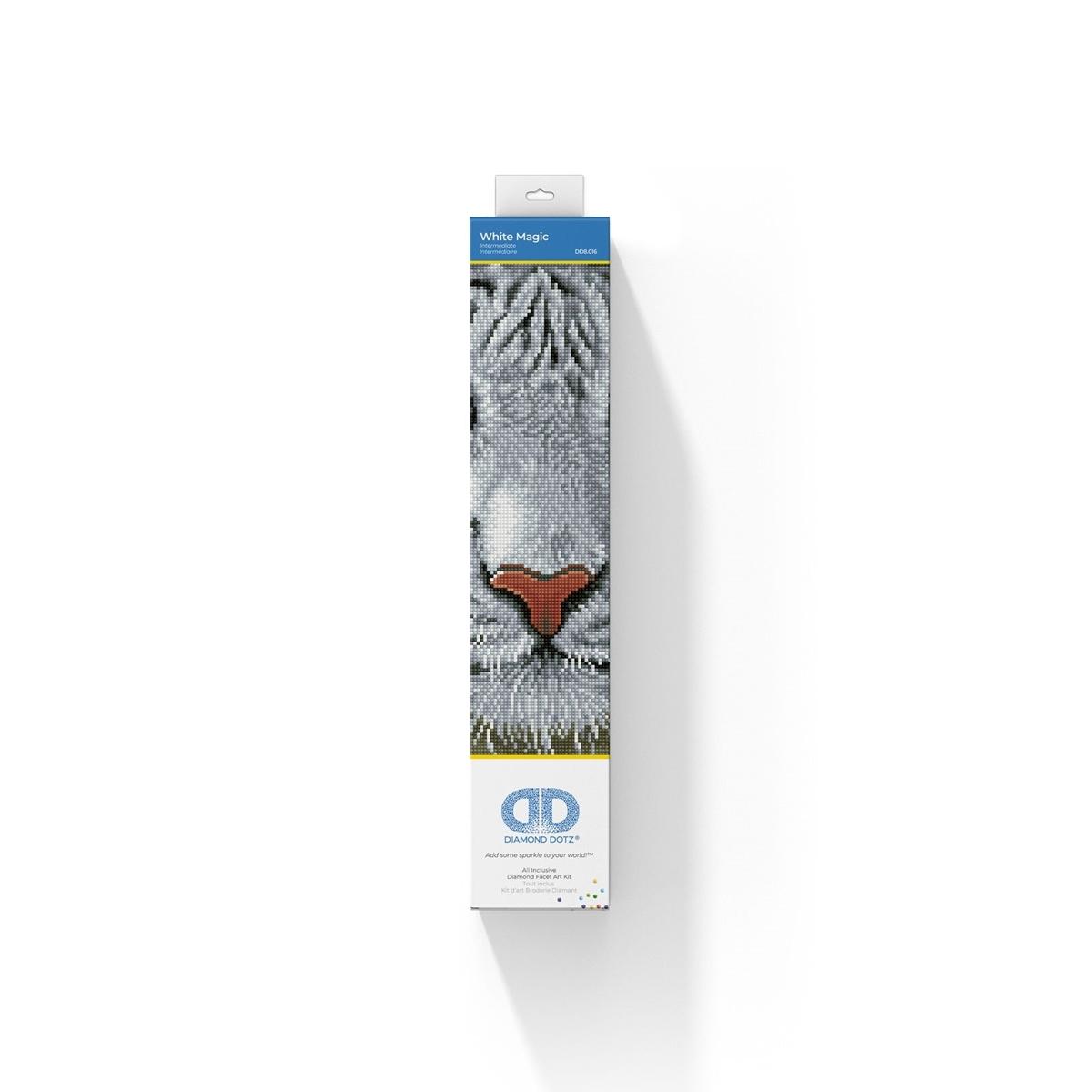 Diamond Painting Weisser Tiger
