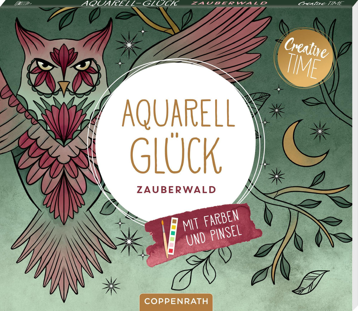 Buchcover: Aquarell-Glück