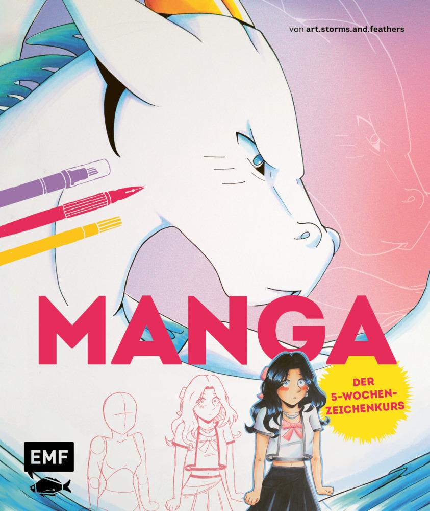 Buchcover: MANGA: Der 5-Wochen-Zeichenkurs - von art.storms.and.feathers