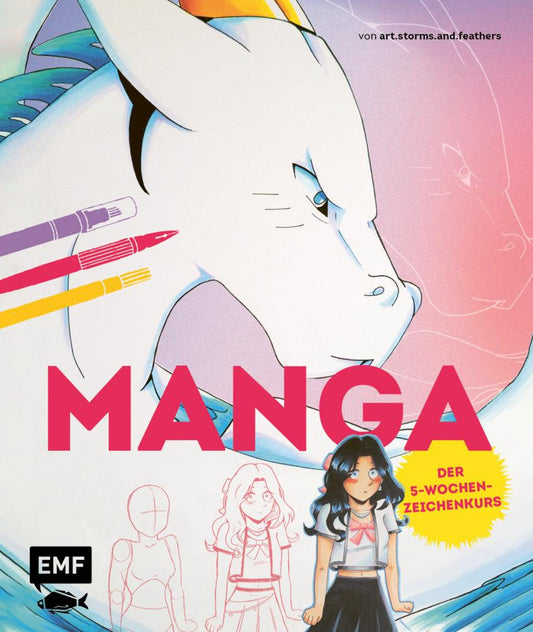 Buchcover: MANGA: Der 5-Wochen-Zeichenkurs - von art.storms.and.feathers
