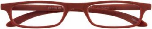 Lesebrille MIA, rot-gold, +2.00 dpt mit Etui