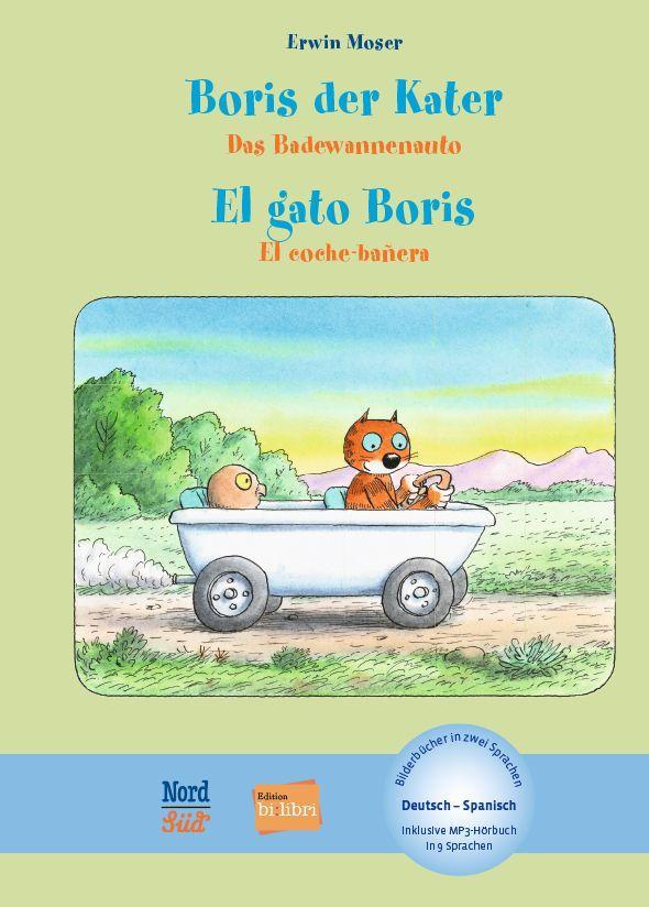 Boris der Kater - Das Badewannenauto (Deutsch-Spanisch)